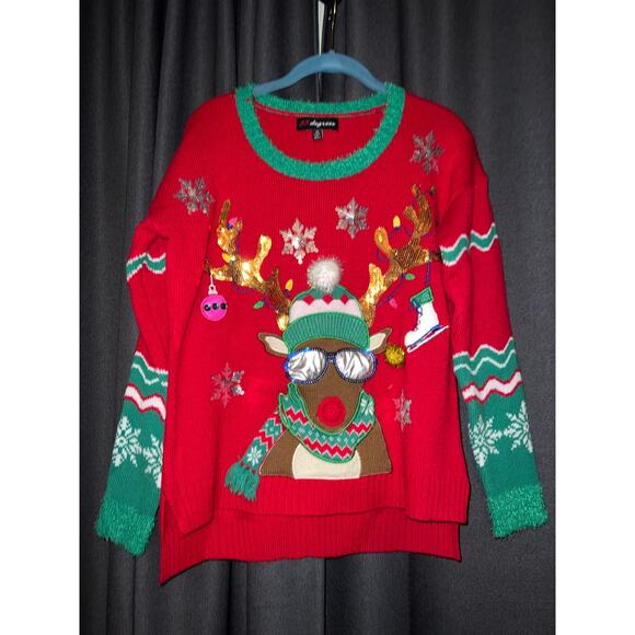 Ugly Christmas Sweater Xmas Size Medium - Picture 1 of 3